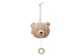 Jollein 043-001-67005 Stoff Spieluhr Teddybär Biscuit