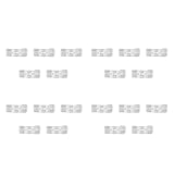 Steowsey 20 Stücke/Satz Befestigungsklammer Clip Desktop Wire Klären Clips Halter Klemmen Kabel...