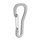 Karabiner Verriegelung – Schwere Federhaken-Clips, sichere Schraubkarabiner für Rucksack,...