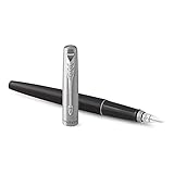 Parker Jotter Füller | Bond Street Black | Füllfederhalter mit mittlerer Feder | blaue Tinte |...