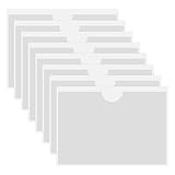 HLIWS Selbstklebetasche,8 Stück Horizontaler A5 Transparent Kartenhülle,Etikettenhalter...