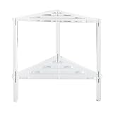 Generisch Acryl -Duschhocker - Nicht -Slip -Badstuhl für Badezimmer | Acrylmaterial, platzsparendes...