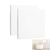 Blindabdeckung Wandplatte, 8,6 X 8,6 Cm, Schraubenlose Doppel-Blindplatte Aus Hochwertigem...