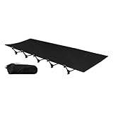Campingbett, Tragbares Bett Kompakt Klappbar, Schlafstätte Mit Rückenkomfort Für Camping Reisen...