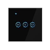 4 Stück WiFi Smart LED Curtain Switch Touch Rollladenschalter,Smartphone Steuerung...