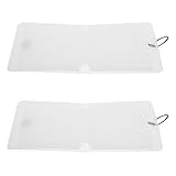 WATIIFUFU 2 Stück 2 Stück DVD Aufbewahrungshüllen aus PP und Vliesstoff Transparente CD Hüllen...