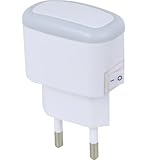 Electraline 58313 Nachtlicht Neon mit Schalter 1,5 W Weiß