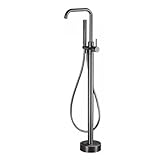Badewannenarmatur, freistehend, mit Handbrause, Einhebelmischer für Kalt- und Warmwasser,...