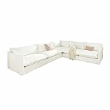 Loberon Sofa Illingworth, Großzügige Eckform, Weich Gepolsterte, Strukturierte Stoffoberfläche,...