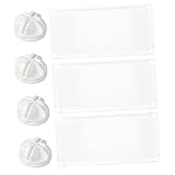 GARIOUANS Multifunktionaler Selbststehender aus Teiliges Transparente Theken Spuckschutz Trennwand...