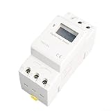 Vidonergy Programmierbare DIN-Schienen-Zeitschaltuhr mit LCD-Display, 16 A, 110 V AC, für die...