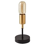 wiheajuora Kleine Tischlampe IndustrieNachtlicht E27 60W Schreibtischlampe Nachttischbeleuchtung...