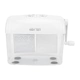 NOENNULL Manuelles Papierschredder mit Handkurbel, Tragbarer Desktop -Papier -Shredder für den...