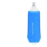 Generico Weiche Trinkflasche zum Laufen, faltbare, auslaufsichere Trinkflasche, 450 ml, für Reisen,...