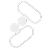 Operitacx 2 Stück Pack Selbstklebende Handtuchringe Weiß Wandhandtuchhalter ohne Bohren Starker...