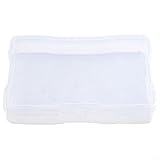 Niceminiwall Foto-Aufbewahrungsbox für 10 x 15 cm, transparenter Organizer mit Schnallen-Design...