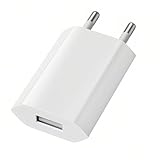 Ladegerät USB Netzteil, 5V/1A USB Ladegerät Universal Stecker Adapter Steckdose Stromadapter...