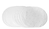 BremerLuft 100 Stück Dim Sum Papier Ø 23 cm als Unterlage für Bambusdämpfer, Heißluftfritteuse,...