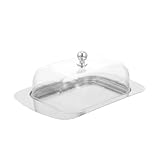 TOYANDONA Edelstahl Butterdose mit Deckel Luftdichtes Butter aufbewahrungsbehälter Transparente...