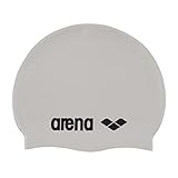 arena Classic Unisex Silikon-Badekappe, Schwimmkappe für Frauen und Männer, Badekappe mit...