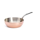 de Buyer - konische Sauteuse PRIMA MATERA aus 90% Kupfer und 10% Edelstahl - 24 cm - 6236.24