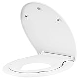 WOLTU Toilettendeckel mit Kindersitz, WC-Sitz mit Absenkautomatik, Toilettensitz für Familie,...