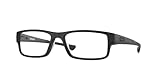 Oakley Airdrop OX8046 804601 57MM Satin Black Lens Rectangle Eyeglasses for Men + BUNDLE With...