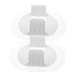 MOBUTOFU 2 Stück PVC Rohrhalter Selbstklebend Waschmaschinen Schlauchhalter Ohne Bohren Für...