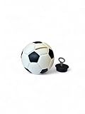 Spardose Fußball ca. 9cm unzerbrechlich mit Schloss und Schlüssel Verein Kasse