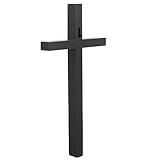 BESPORTBLE Kruzifix Wandkreuz Kreuzanhänger Holzdekoration Schwarz Klein Religiöse Kreuzdekoration