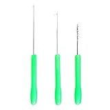 XIAOQENAN Baiting Needle Stringer Portable Fishing Splicing Baits Drill Baits Boilie Drill Stringer...
