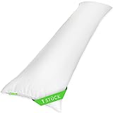 Hochwertiges Seitenschläferkissen 40x145 cm - Langes Kissen für Seitenschläfer - Body Pillow -...