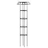 Turm-Garten-Rankgitter, Kletterblumenständer, hohe Pflanzenstütze, Rankgitter, leichter...