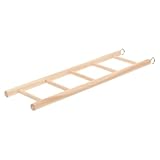 HEMOTON Holzleiter Für Vögel Papageienspielplatz Vogelkletterleiter Spielzeug Für Kleine Vögel...