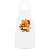 Spreadshirt Garfield Cattitude Cooles Design Kochschürze, One size, weiß