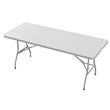 YITAHOME Outdoor Klapptisch faltbar 180 x 75 cm mit Tragegriff - Wetterfester Gartentisch,...