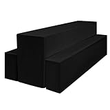 Lumaycens 1 Pack Bierbank Hussen & Biertisch Husse 3er-Set, 220 x 50 x 80 cm in Bierzeltgarnitur,...