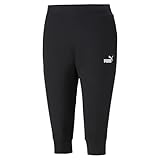 Puma Damen ESS Capri Sweatpants TR Jogginghose, Black, M