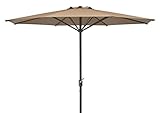 Schneider Sonnenschirm Korsika, natur, 320 cm rund, 711-81, Gestell Alu/Stahl, Bespannung Polyester,...
