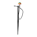 XMGKMN Durable Landwirtschaft Rotierender Sprinkler mit Erdungsstab Farmland Gewächshaus...