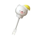 LUCKDANO Flexibles Mini-USB-LED-Nachtlicht – Niedliche Baby-Fütterungslampe, Tragbare Leselampe...