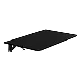 NICEME 60x40 cm Klappbarer Wandtisch, Wand montierter Klapptisch, schwimmender Schreibtisch...