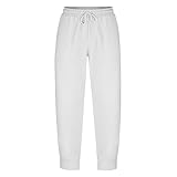 UHouse Hosen Herren Sommer Hose Baggy Herrenhosen Leichte Sommerhose Bequeme Stoffhose Dünner...