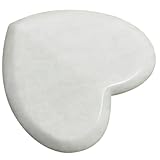 POPETPOP Natürlicher Jade Massage Scraper Herzförmig Kompaktes Verschleißfestes Gesichts...