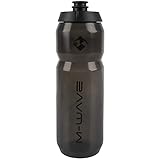 M-Wave Unisex – Erwachsene PBO 750 Trinkflasche, Schwarz transparent, 750 ml