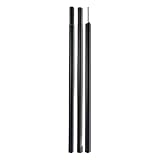 JISADER 59 X 0,6 Zoll rutschfeste Ersatzzeltstangen Tragbare Ersatzteile mit Druckknopf, 1 Satz