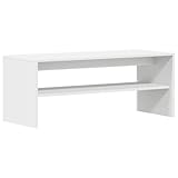 vidaXL TV-Schrank Weiß 100x40x40 cm Holzwerkstoff, TV-Möbel, TV-Board, TV-Sideboard, TV-Ständer,...
