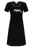 Ringella Damen *Nachthemd mit Motivdruck schwarz 52 3211025,schwarz, 52