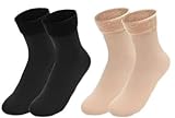 Dicke Winter Warm Bettsocken,Thermosocken aus Samt,Dicke Socken Damen,Damen Super Dicke...