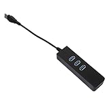 EXCEART USB Type mit USB Ports und Mbps Ethernet Adapter Tragbares Datenhub für Pc Laptop Tv...